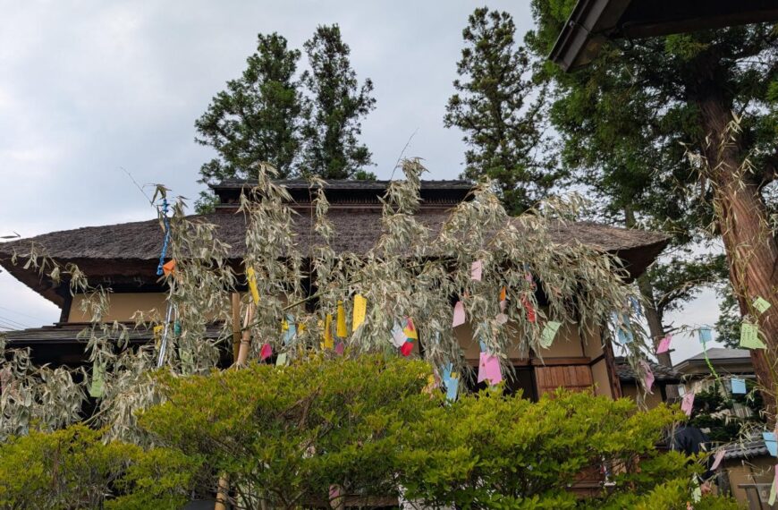 松田邸「七夕の夕べ」から武水別神社「納涼まつり」へ