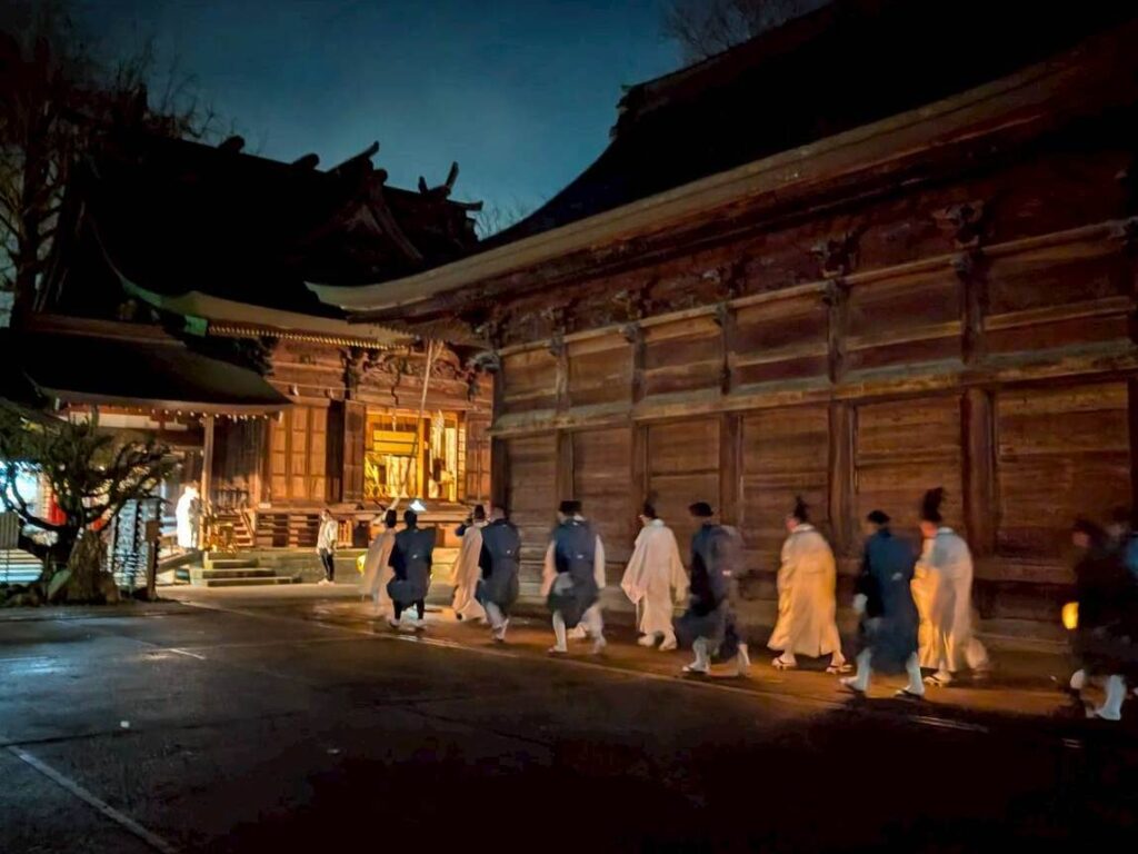 大頭祭 「御供積み」神事 - 日本遺産 月の都千曲
